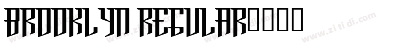 Brooklyn Regular字体转换